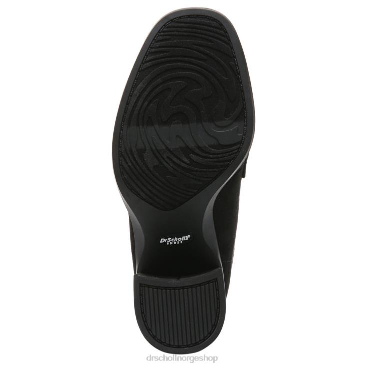 nei Dr. Scholl's unisex rykter blokkerer hælpumpe svart syntetisk 4266D232