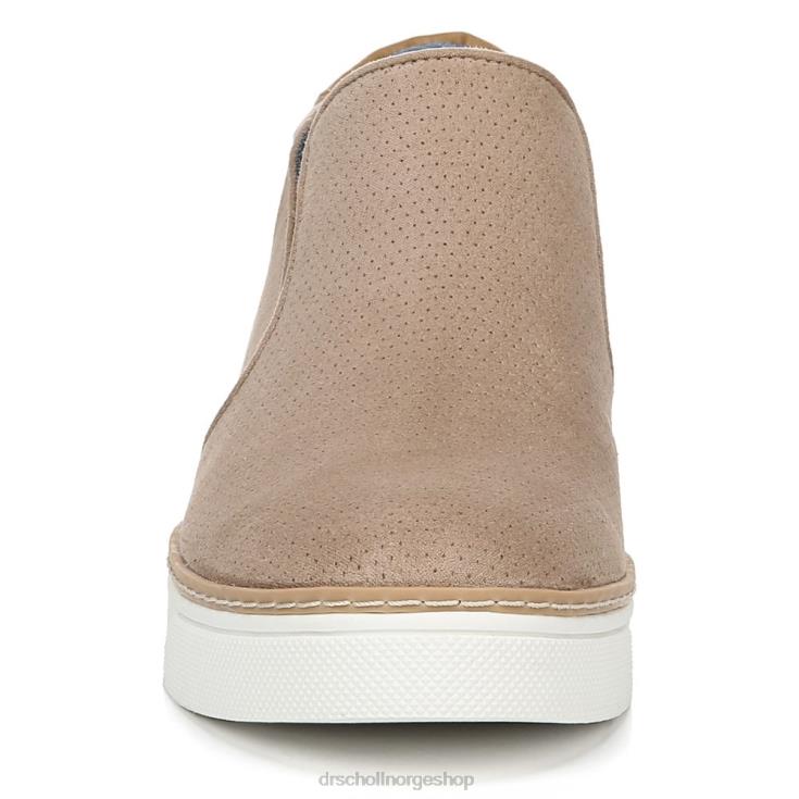 nei Dr. Scholl's unisex hvis bare wedge sneaker ristet taupe mikrofiber perf 4266D60