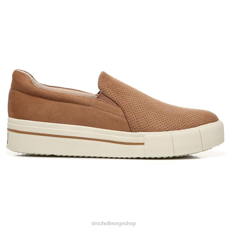 nei Dr. Scholl's unisex lykke lo slip on joggesko brunt stoff 4266D80