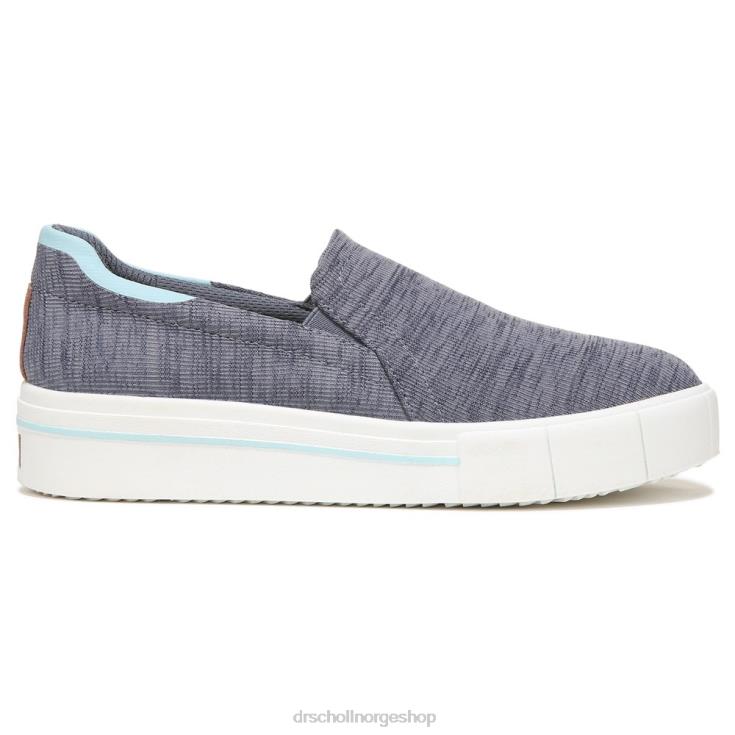 nei Dr. Scholl's unisex lykke lo slip on joggesko mørkeblått stoff 4266D83