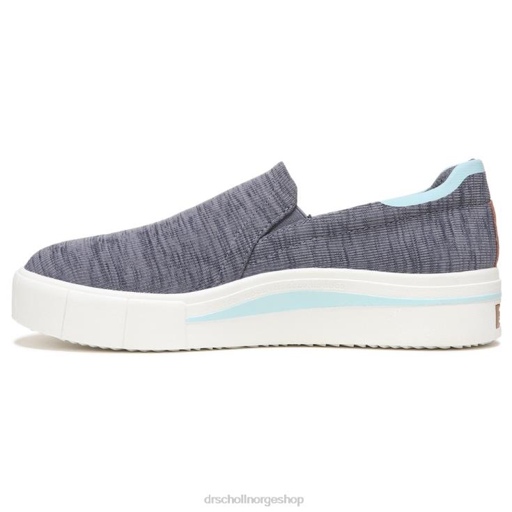 nei Dr. Scholl's unisex lykke lo slip on joggesko mørkeblått stoff 4266D83