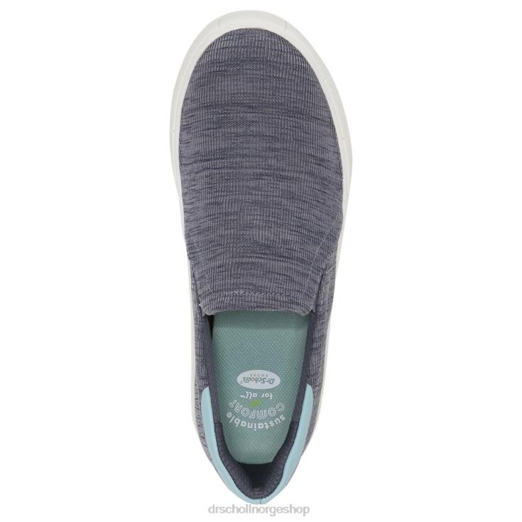 nei Dr. Scholl's unisex lykke lo slip on joggesko mørkeblått stoff 4266D83