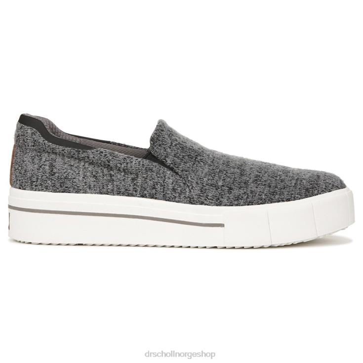 nei Dr. Scholl's unisex lykke lo slip on joggesko mørkegrått stoff 4266D82