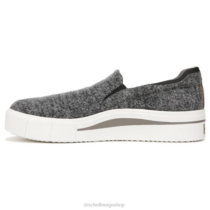 nei Dr. Scholl's unisex lykke lo slip on joggesko mørkegrått stoff 4266D82