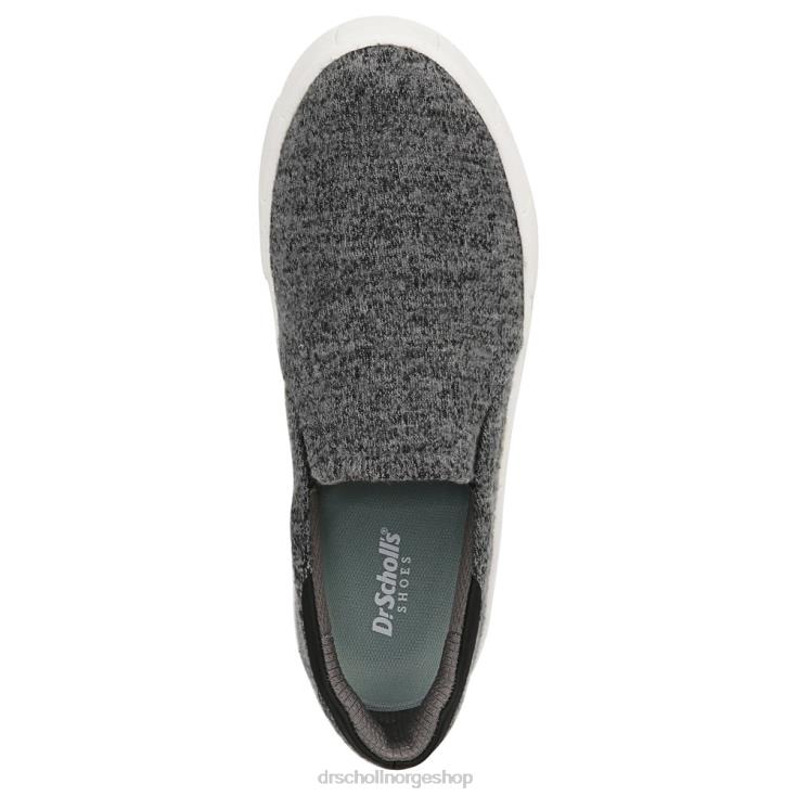 nei Dr. Scholl's unisex lykke lo slip on joggesko mørkegrått stoff 4266D82