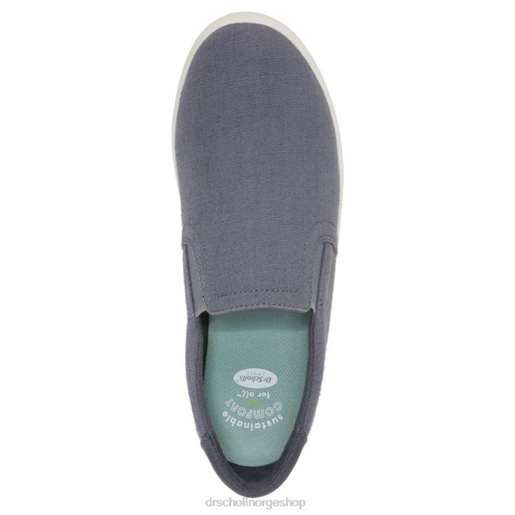 nei Dr. Scholl's unisex madison slip on joggesko blått stoff 4266D38