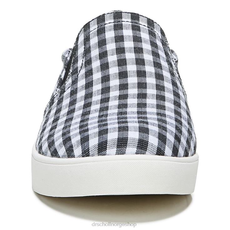 nei Dr. Scholl's unisex madison slip on joggesko svart gingham 4266D40