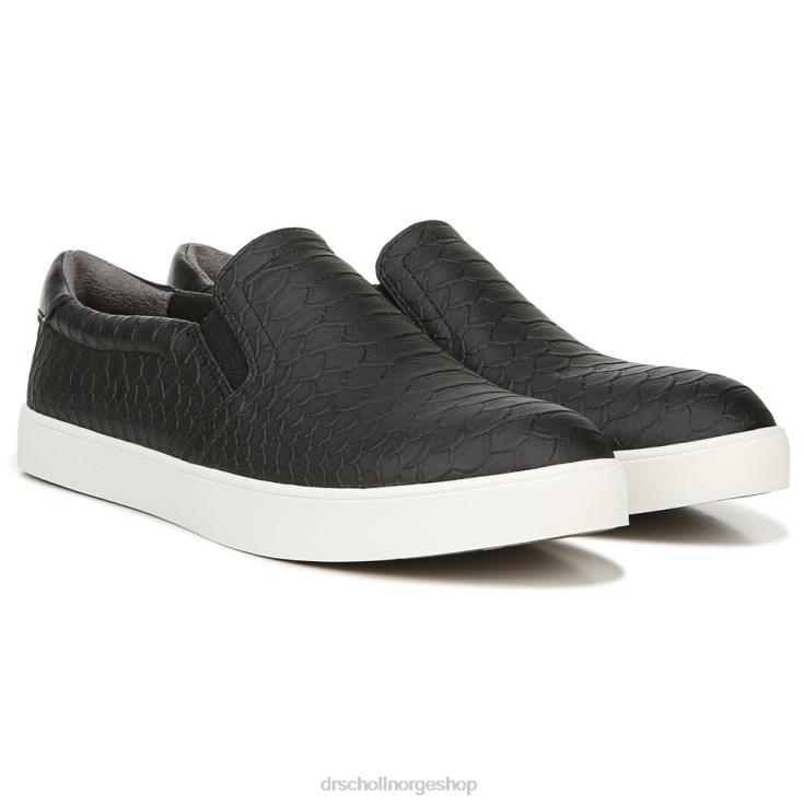 nei Dr. Scholl's unisex madison slip on joggesko svart pyton 4266D37