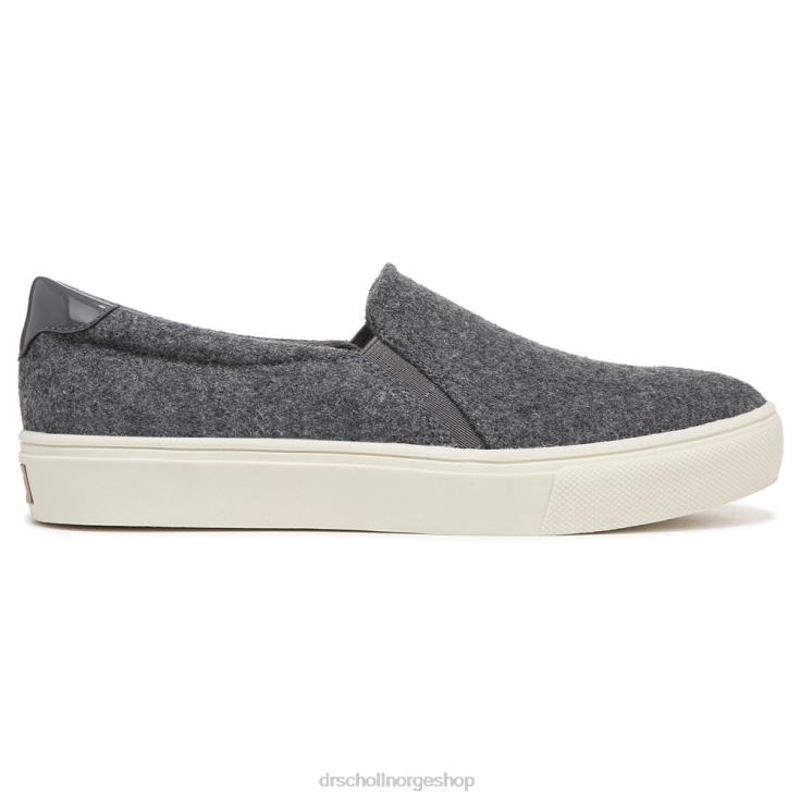 nei Dr. Scholl's unisex nova slip on joggesko mørkegrått stoff 4266D67