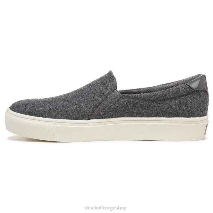 nei Dr. Scholl's unisex nova slip on joggesko mørkegrått stoff 4266D67