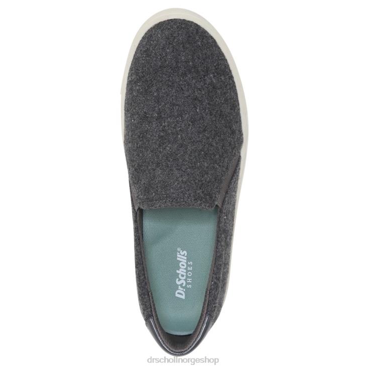 nei Dr. Scholl's unisex nova slip on joggesko mørkegrått stoff 4266D67