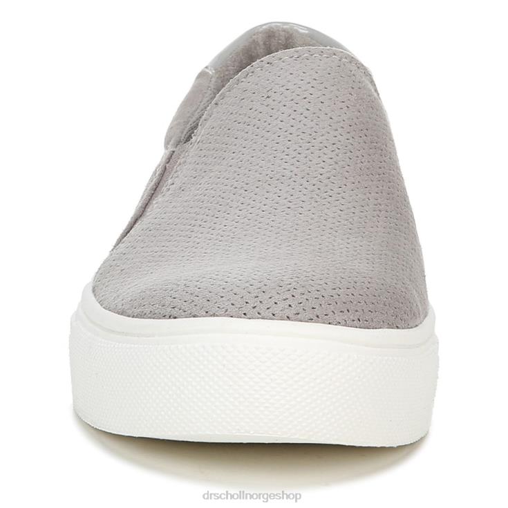 nei Dr. Scholl's unisex nova slip on joggesko myk grå mikrofiber perf 4266D70