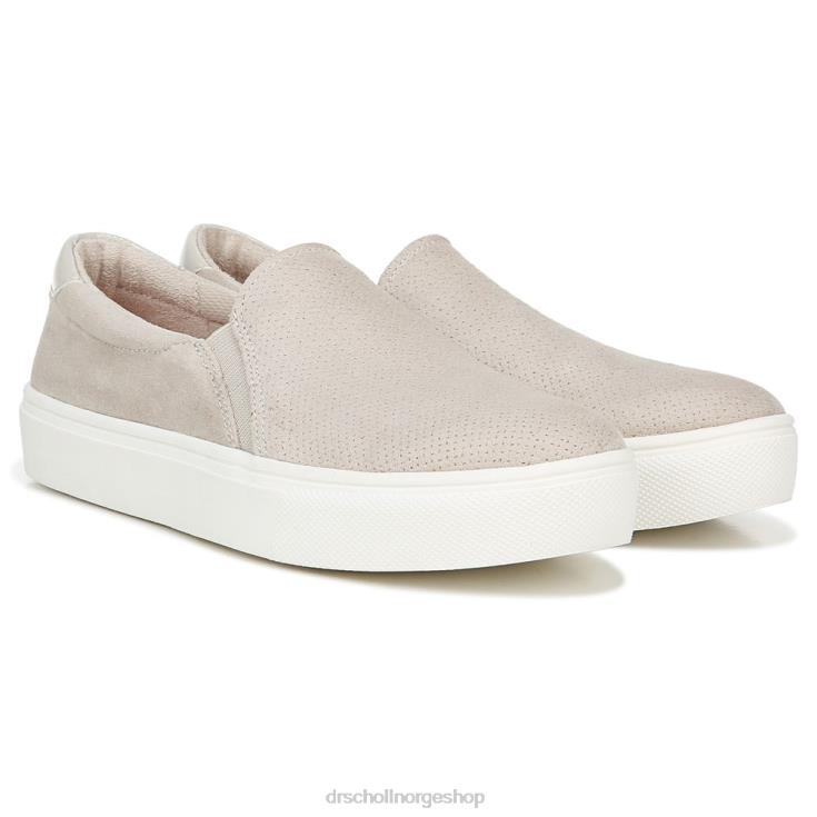 nei Dr. Scholl's unisex nova slip on joggesko østersgrå mikrofiber perf 4266D69