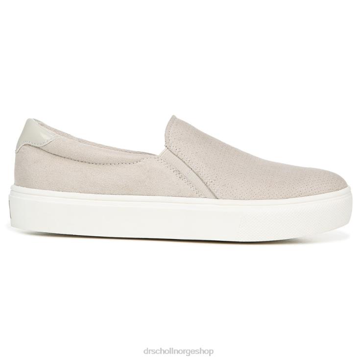 nei Dr. Scholl's unisex nova slip on joggesko østersgrå mikrofiber perf 4266D69