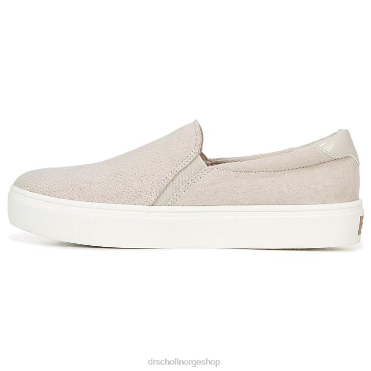 nei Dr. Scholl's unisex nova slip on joggesko østersgrå mikrofiber perf 4266D69