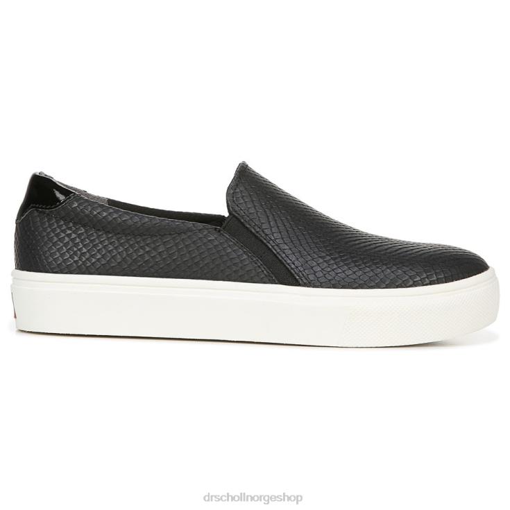 nei Dr. Scholl's unisex nova slip on joggesko svart slange 4266D68