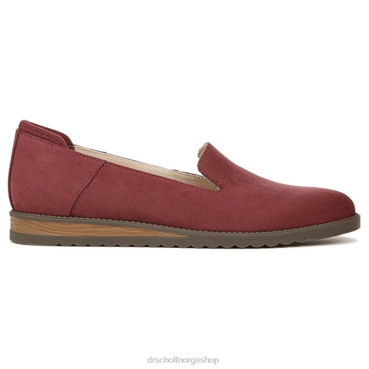 nei Dr. Scholl's unisex jetset loafer rødt stoff 4266D11