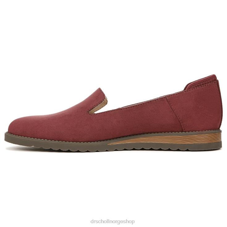 nei Dr. Scholl's unisex jetset loafer rødt stoff 4266D11