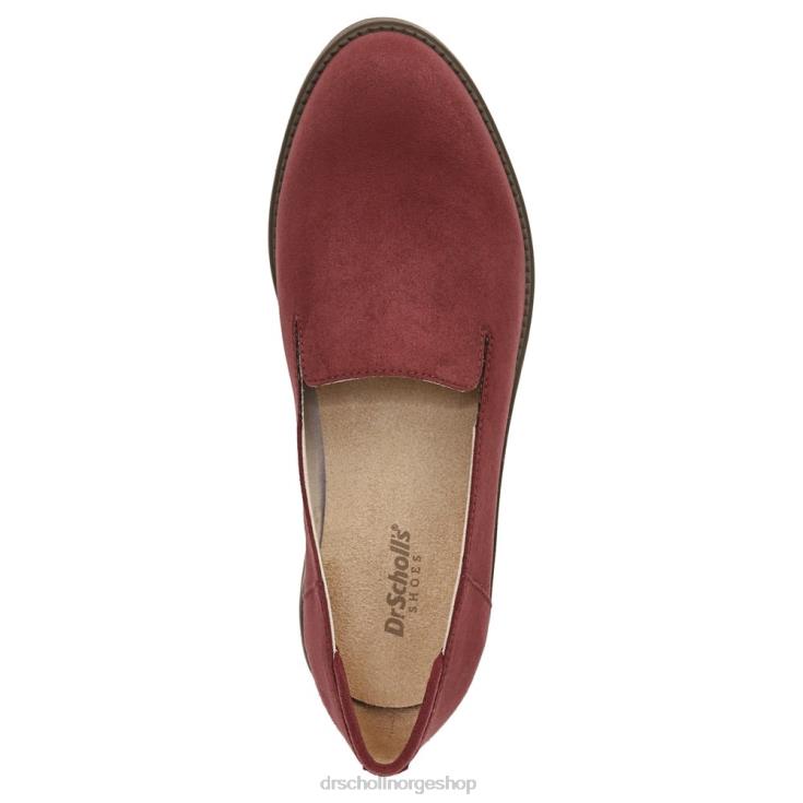 nei Dr. Scholl's unisex jetset loafer rødt stoff 4266D11