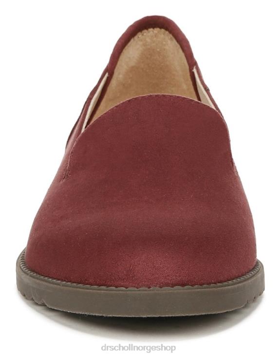 nei Dr. Scholl's unisex jetset loafer rødt stoff 4266D11