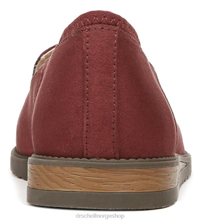 nei Dr. Scholl's unisex jetset loafer rødt stoff 4266D11