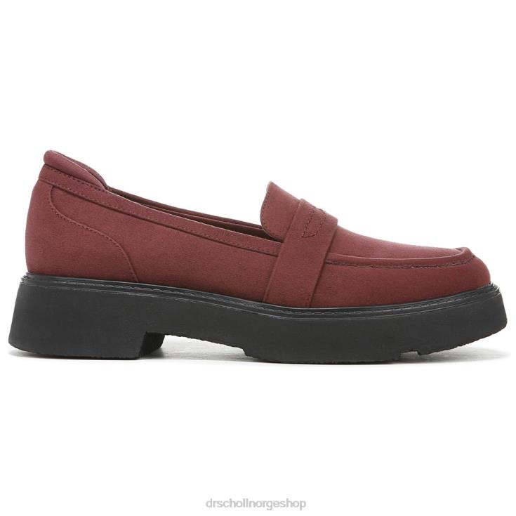 nei Dr. Scholl's unisex livlig loafer rikt rødt stoff 4266D227