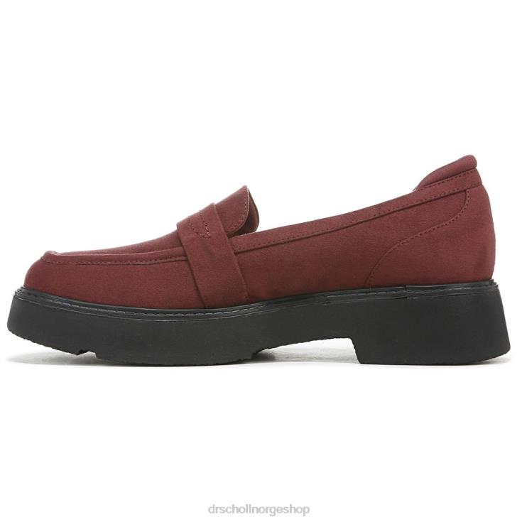 nei Dr. Scholl's unisex livlig loafer rikt rødt stoff 4266D227