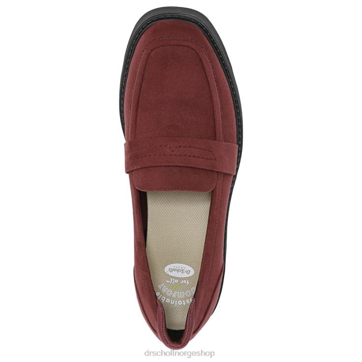 nei Dr. Scholl's unisex livlig loafer rikt rødt stoff 4266D227