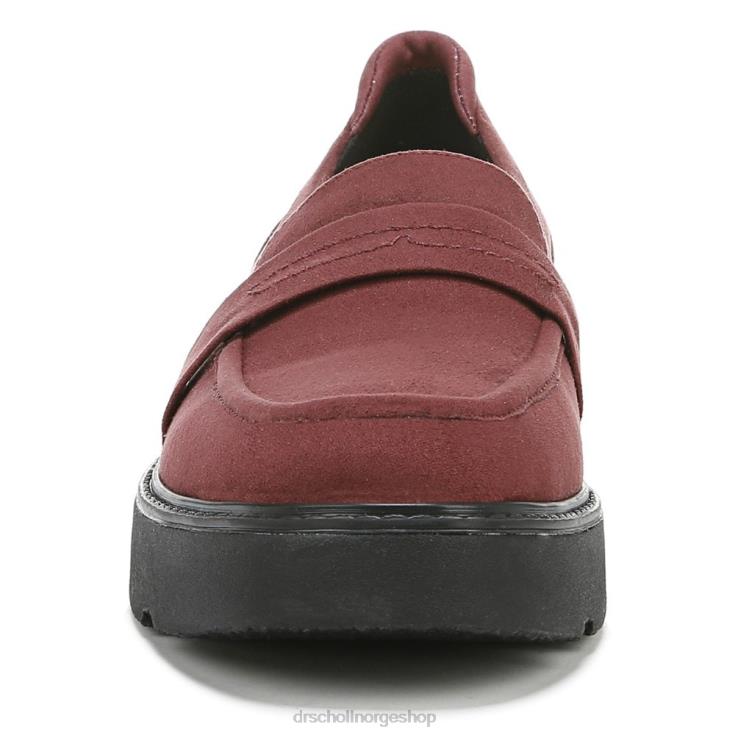 nei Dr. Scholl's unisex livlig loafer rikt rødt stoff 4266D227