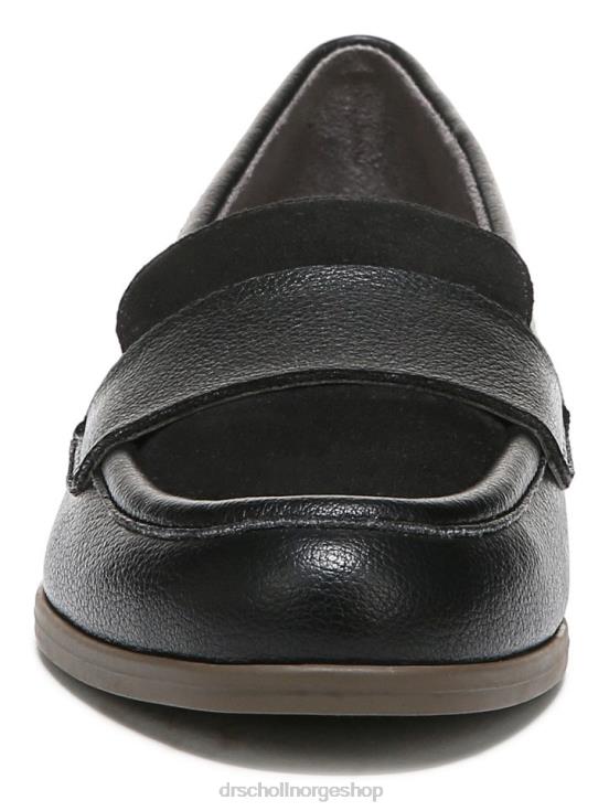 nei Dr. Scholl's unisex rate moc toe loafer svart syntetisk 4266D229