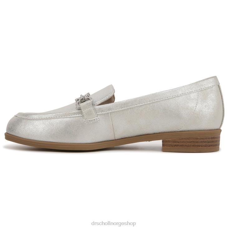 nei Dr. Scholl's unisex rate pryder loafer sølv syntetisk 4266D106