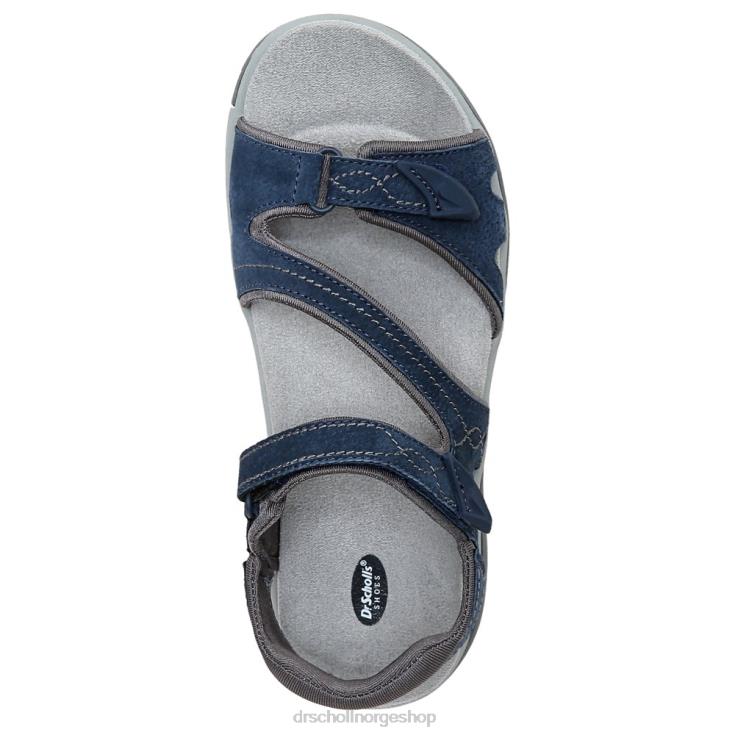 nei Dr. Scholl's unisex adelle sandal elegant marineblå semsket skinn 4266D158