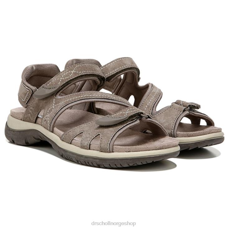 nei Dr. Scholl's unisex adelle sandal malt taupe semsket skinn 4266D159