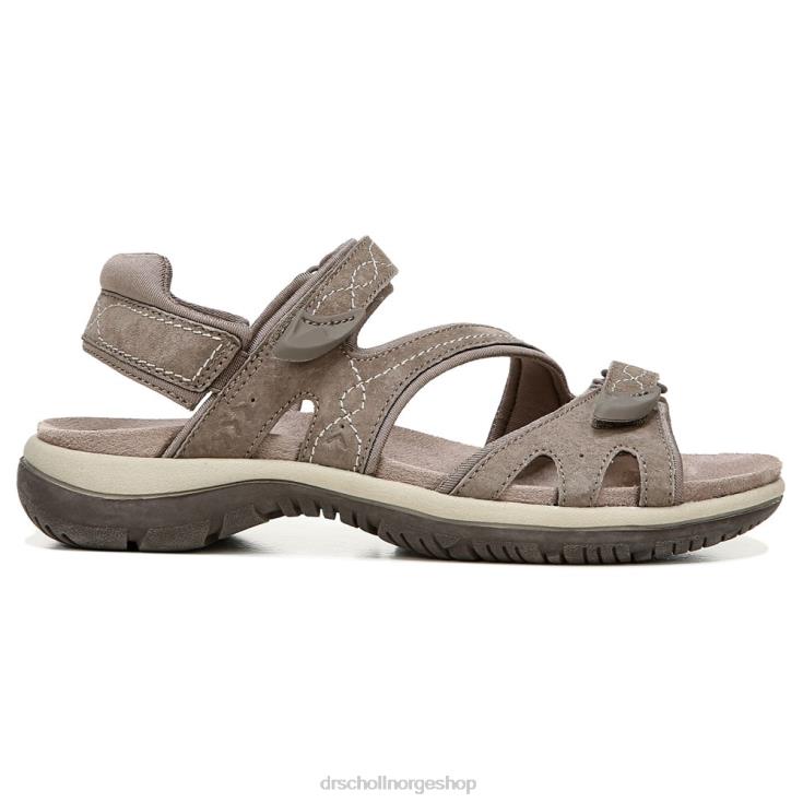 nei Dr. Scholl's unisex adelle sandal malt taupe semsket skinn 4266D159