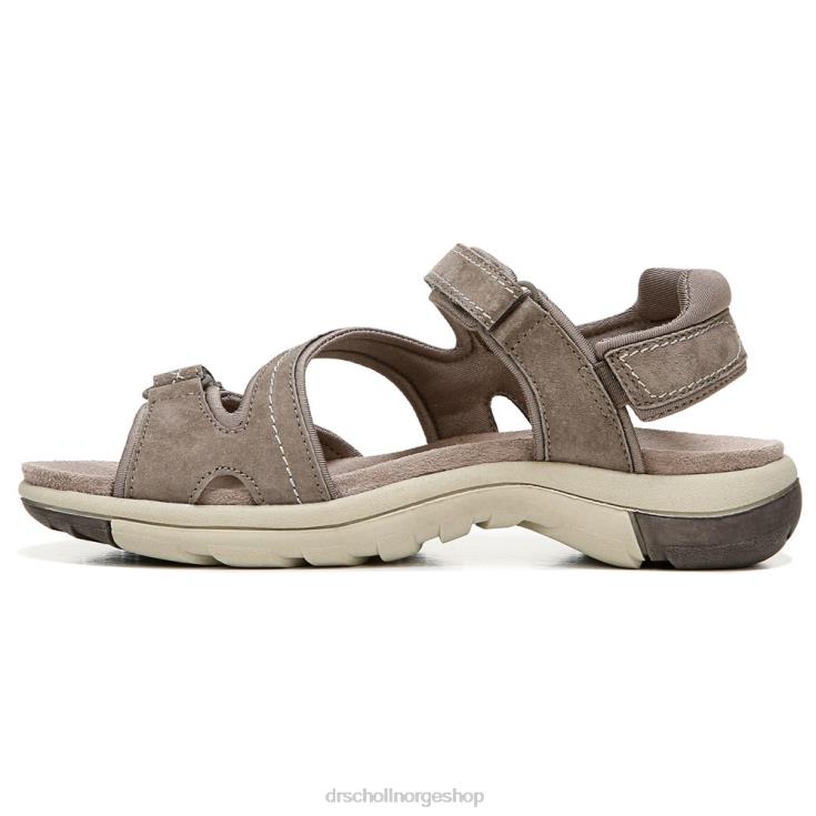 nei Dr. Scholl's unisex adelle sandal malt taupe semsket skinn 4266D159