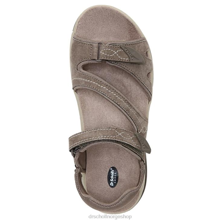 nei Dr. Scholl's unisex adelle sandal malt taupe semsket skinn 4266D159