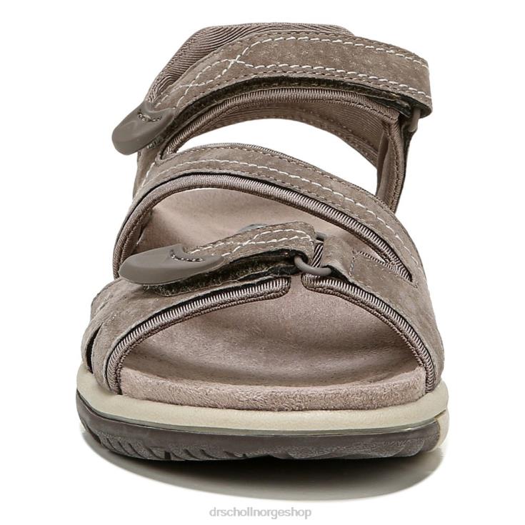 nei Dr. Scholl's unisex adelle sandal malt taupe semsket skinn 4266D159