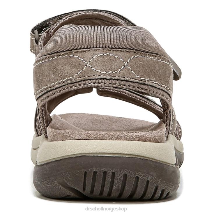 nei Dr. Scholl's unisex adelle sandal malt taupe semsket skinn 4266D159