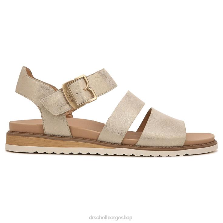 nei Dr. Scholl's unisex øyglødende flat sandal gull 4266D21