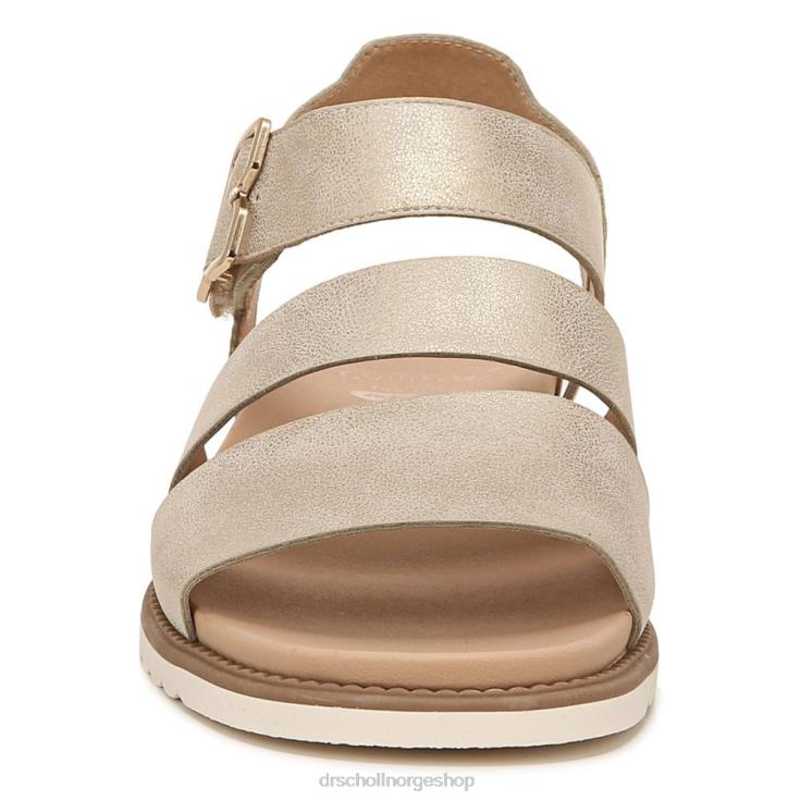 nei Dr. Scholl's unisex øyglødende flat sandal gull 4266D21