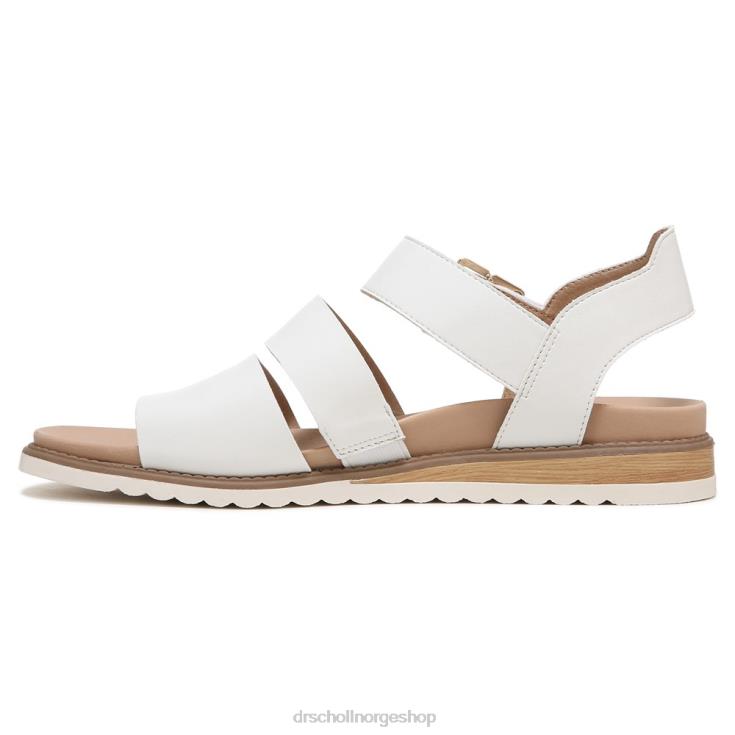 nei Dr. Scholl's unisex øyglødende flat sandal hvit 4266D20