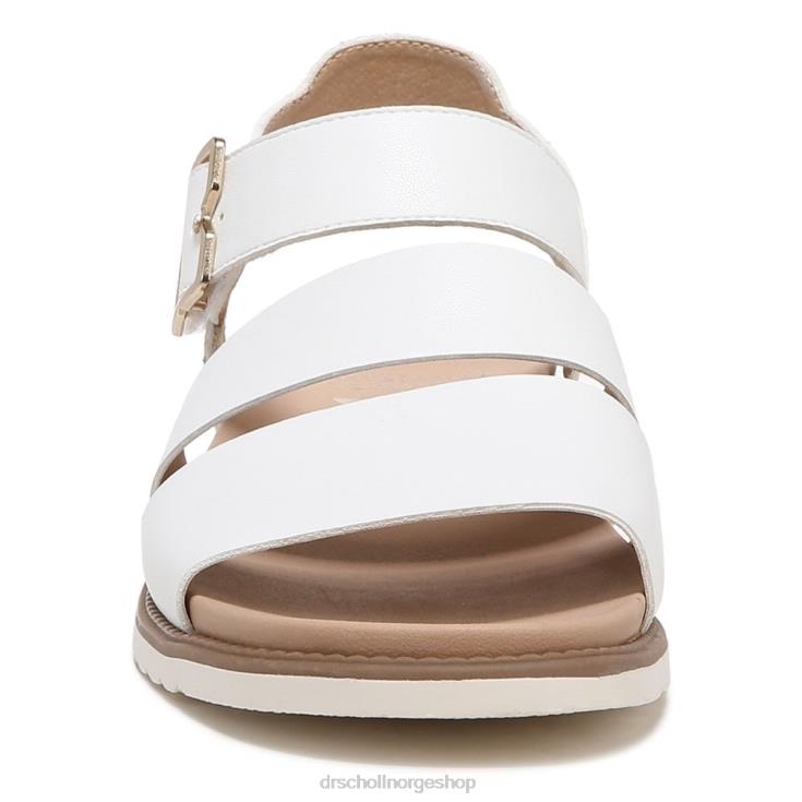 nei Dr. Scholl's unisex øyglødende flat sandal hvit 4266D20