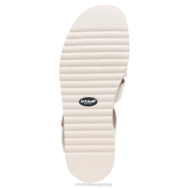 nei Dr. Scholl's unisex øyglødende flat sandal hvit 4266D20