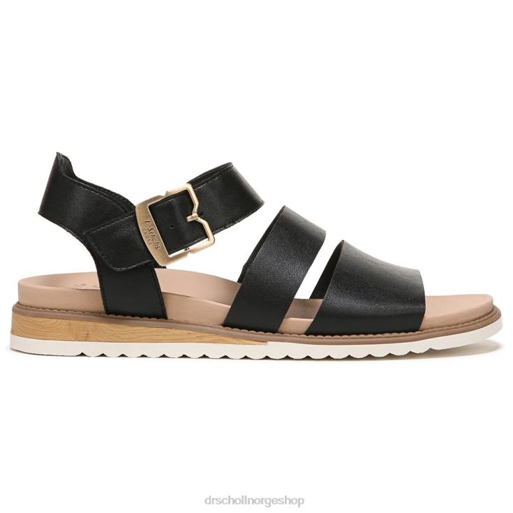 nei Dr. Scholl's unisex øyglødende flat sandal svart 4266D19