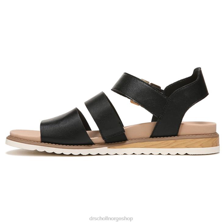 nei Dr. Scholl's unisex øyglødende flat sandal svart 4266D19