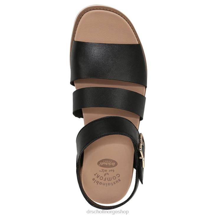 nei Dr. Scholl's unisex øyglødende flat sandal svart 4266D19