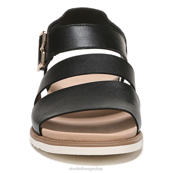 nei Dr. Scholl's unisex øyglødende flat sandal svart 4266D19