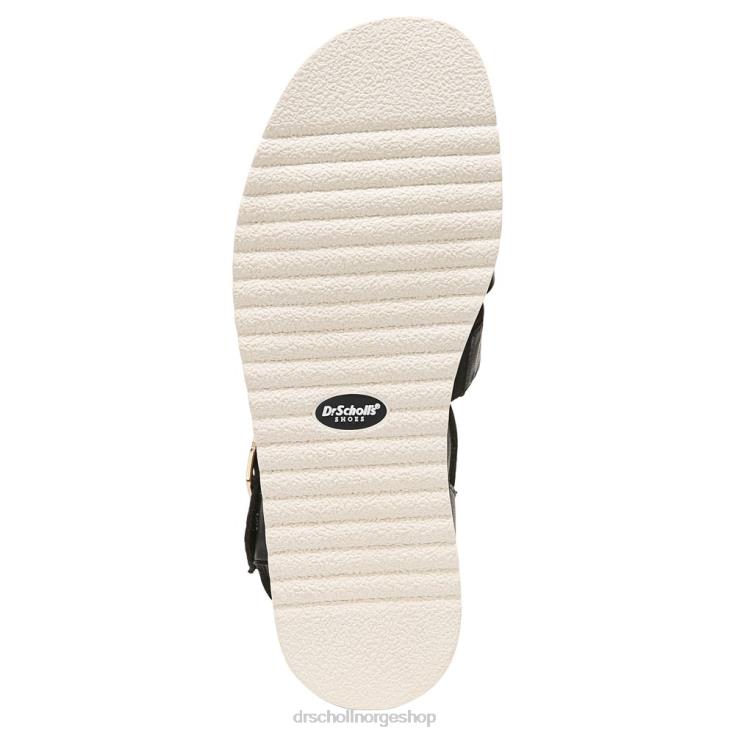 nei Dr. Scholl's unisex øyglødende flat sandal svart 4266D19