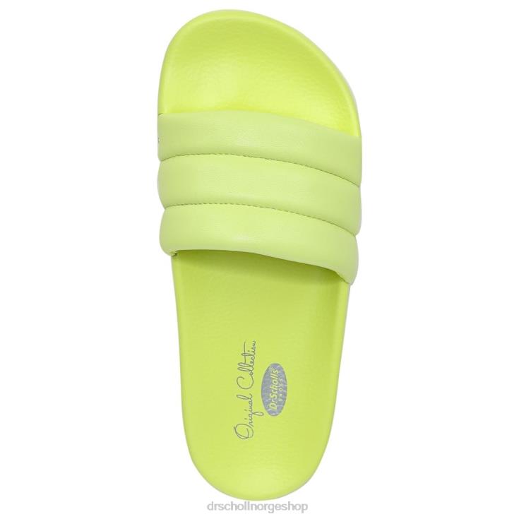 nei Dr. Scholl's unisex fiskene chill slide sandal lime skinn 4266D211