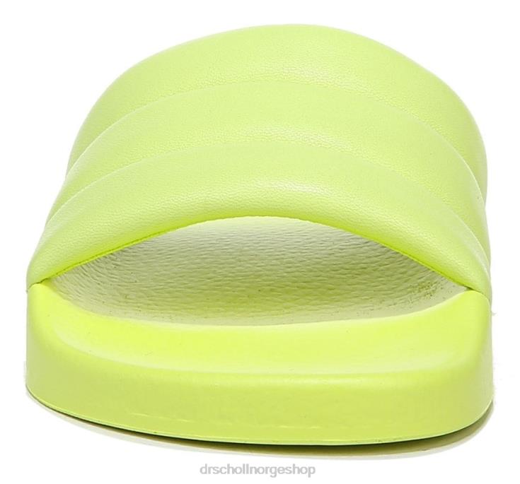 nei Dr. Scholl's unisex fiskene chill slide sandal lime skinn 4266D211